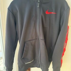 Nike Black Zip-Up Sweatshirt